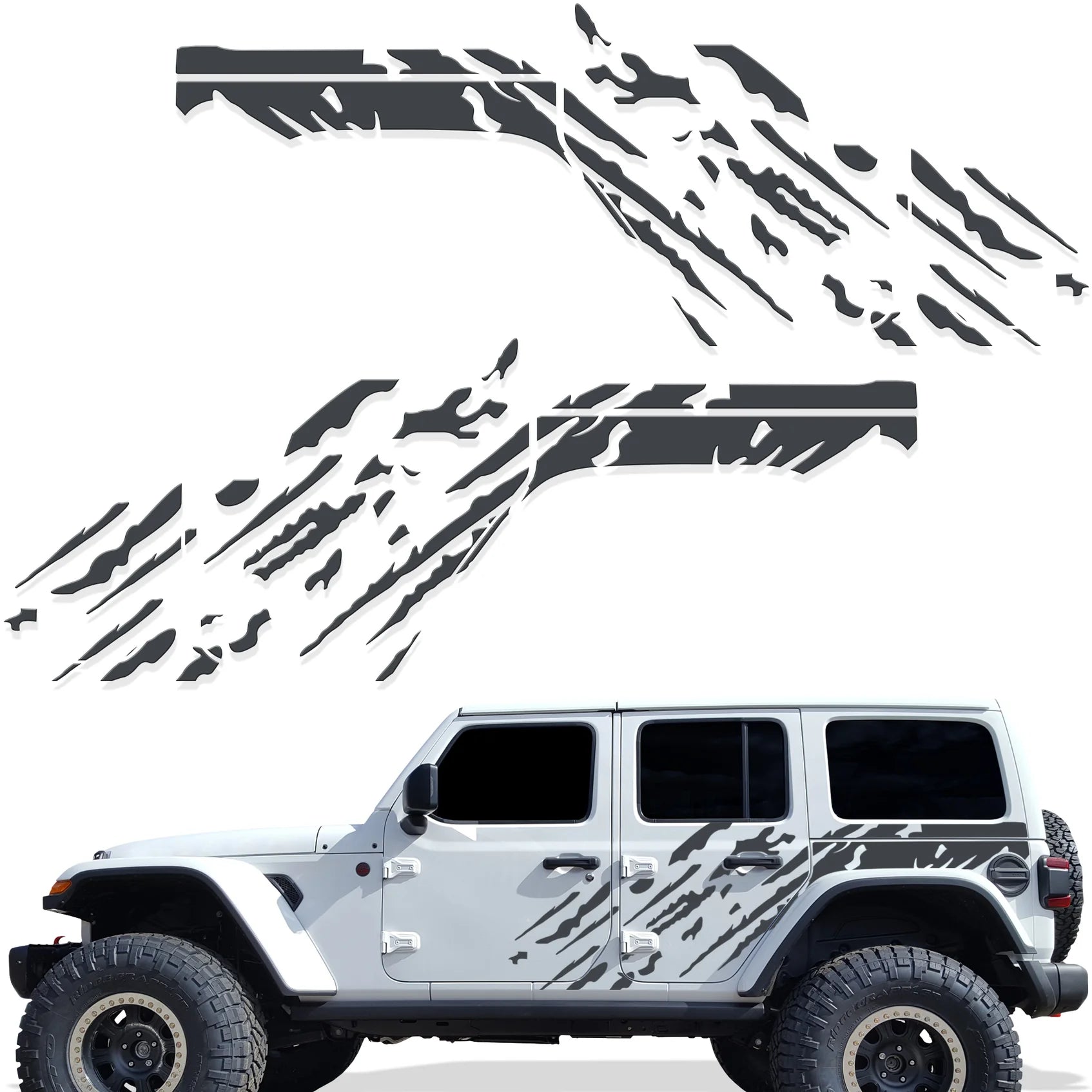Jeep Wrangler 4-Door JL Vinyl Panel ('18-'22) SPLASH design