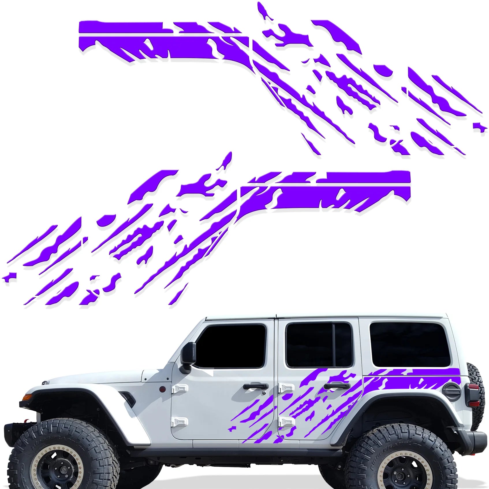 Jeep Wrangler 4-Door JL Vinyl Panel ('18-'22) SPLASH design