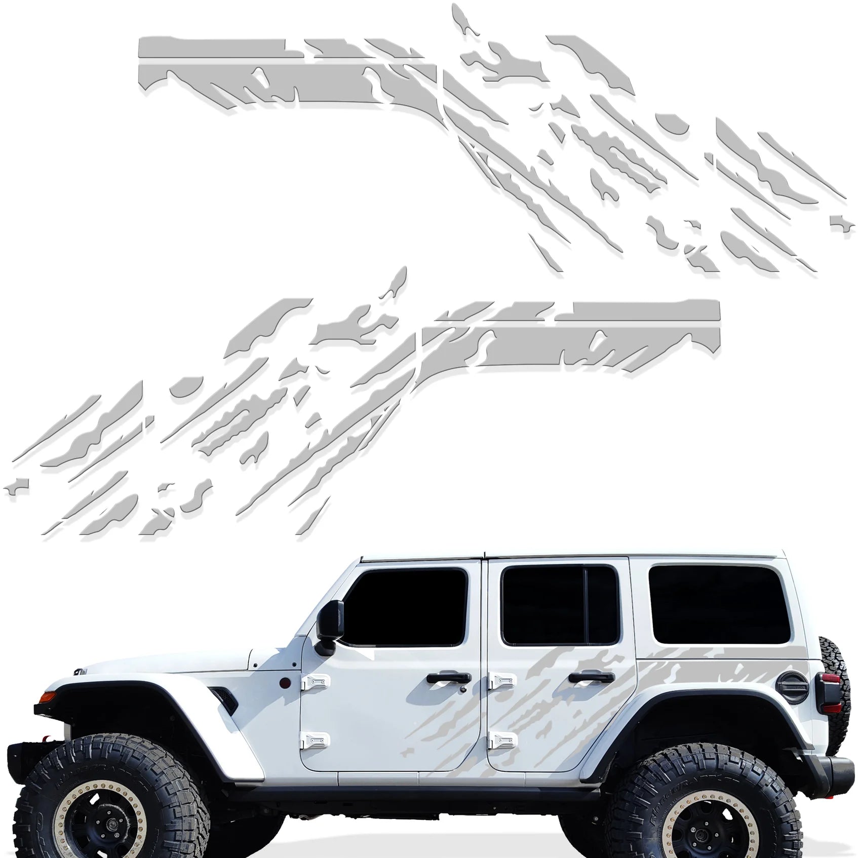 Jeep Wrangler 4-Door JL Vinyl Panel ('18-'22) SPLASH design