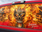 Universal/Trim-to-Fit Rear Window Graphics - NIRTO - RacerX Customs | Auto Graphics, Truck Grilles and Accessories