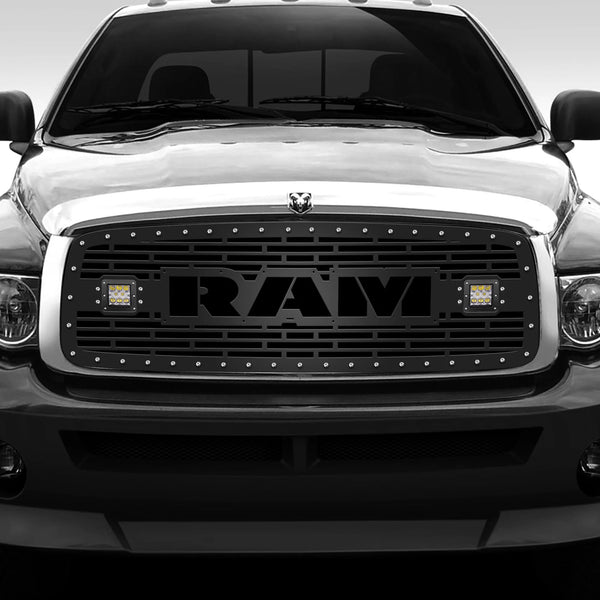 2002-2005 Dodge Ram Custom Grille – RacerX Customs