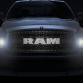 Dodge Ram LED X-Lite Grille ('02-'05) RAM Logo - RacerX Customs | Auto Graphics, Truck Grilles and Accessories