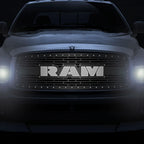 Dodge Ram LED X-Lite Grille ('02-'05) RAM Logo - RacerX Customs | Auto Graphics, Truck Grilles and Accessories