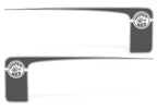 Dodge Charger Rear-Side Stripes ('11-'14) Super-Bee - RacerX Customs | Auto Graphics, Truck Grilles and Accessories