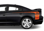 Dodge Charger Rear-Side Stripes ('11-'14) Super-Bee - RacerX Customs | Auto Graphics, Truck Grilles and Accessories