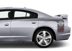 Dodge Charger Rear-Side Stripes ('11-'14) Super-Bee - RacerX Customs | Auto Graphics, Truck Grilles and Accessories
