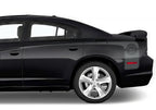 Dodge Charger Rear-Side Stripes ('11-'14) Super-Bee - RacerX Customs | Auto Graphics, Truck Grilles and Accessories