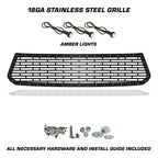 Toyota Tundra Grille ('14-'17) Black Steel with LED Lights - RacerX Customs | Auto Graphics, Truck Grilles and Accessories