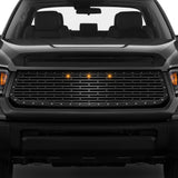 Toyota Tundra Grille ('14-'17) Black Steel with LED Lights