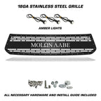 Toyota Tundra Steel Grille ('14-'17) MOLON LABE with LED Lights