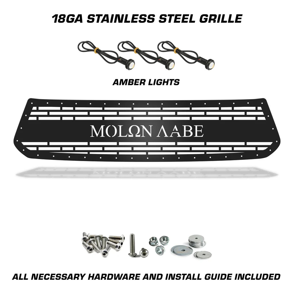 Toyota Tundra Steel Grille ('14-'17) MOLON LABE with LED Lights