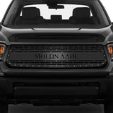 Toyota Tundra Grille ('14-'17) Black Steel, MOLON LABE - RacerX Customs | Auto Graphics, Truck Grilles and Accessories