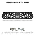 Toyota Tundra Grille ('14-'17) Black Steel, NIGHTMARE - RacerX Customs | Auto Graphics, Truck Grilles and Accessories