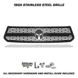 Toyota Tundra Grille ('14-'17) Black Steel, SPARTAN - RacerX Customs | Auto Graphics, Truck Grilles and Accessories