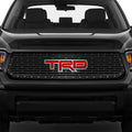 Toyota Tundra Grille ('14-'17) with Red & Silver TRD logo - RacerX Customs | Auto Graphics, Truck Grilles and Accessories