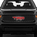 Toyota Tundra Grille ('14-'17) with Red & Silver TRD logo - RacerX Customs | Auto Graphics, Truck Grilles and Accessories
