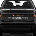 Toyota Tundra Steel Grille ('14-'17) TOYOTA with LED Lights - RacerX Customs | Auto Graphics, Truck Grilles and Accessories