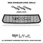Toyota Tundra Steel Grille ('14-'17) TUNDRA with LED Lights