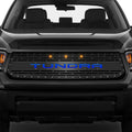 Toyota Tundra Steel Grille ('14-'17) BLUE TUNDRA with LED Lights - RacerX Customs | Auto Graphics, Truck Grilles and Accessories