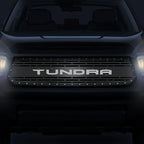 Toyota Tundra Grille ('14-'17) with LED X-Lite - TUNDRA Logo - RacerX Customs | Auto Graphics, Truck Grilles and Accessories