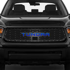 Toyota Tundra Grille ('18-'21) BLUE TUNDRA logo - RacerX Customs | Auto Graphics, Truck Grilles and Accessories