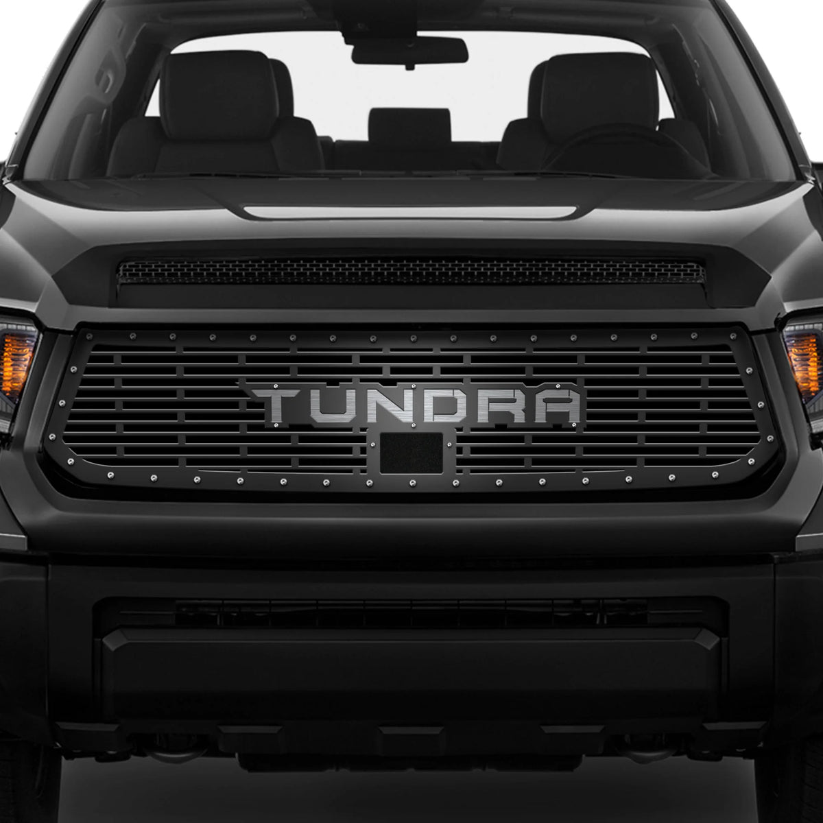 Toyota Tundra Grille ('18-'21) Stainless Steel TUNDRA logo - RacerX Customs | Auto Graphics, Truck Grilles and Accessories