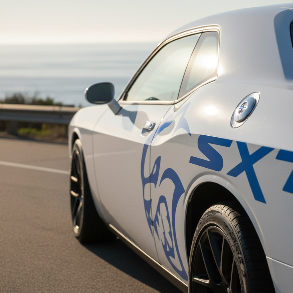 Blue SXT Tight Crop Square