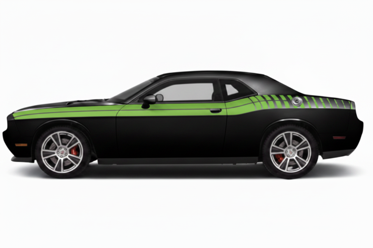 Dodge Challenger - Color Matched Lime Green