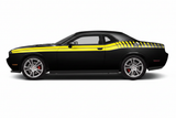 Dodge Challenger - Lemon Yellow Stripes
