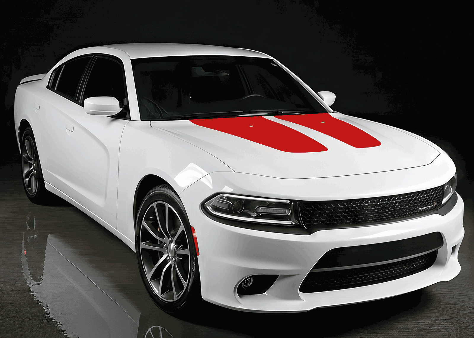 $     Dodge Charger Vinyl Stripes Kit ('11-'14) Hood Accents