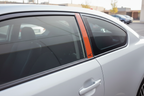 Scion tC Vinyl Window Pillar Accents - Burnt Orange 344