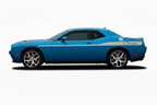 Dodge Challenger Vinyl Stripes Kit - Medium Blue with Silver Stripe - RacerX Customs