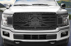 Ford F150 Black Steel Grille ('18-'20) Liberty or Death Pattern