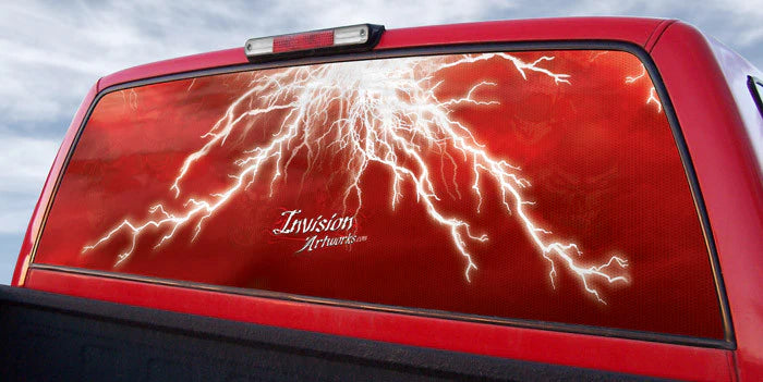 Universal/Trim-to-Fit Rear Window Graphics - Ride The Lightning