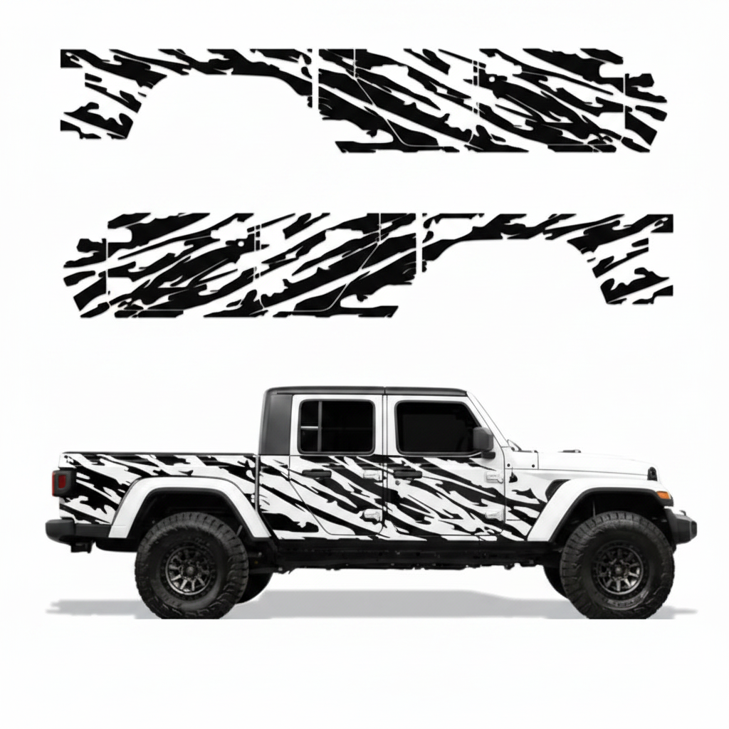 Square Product Sheet 1:1 - Black Camo White Jeep
