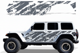 White Jeep Nimbus Gray Decal