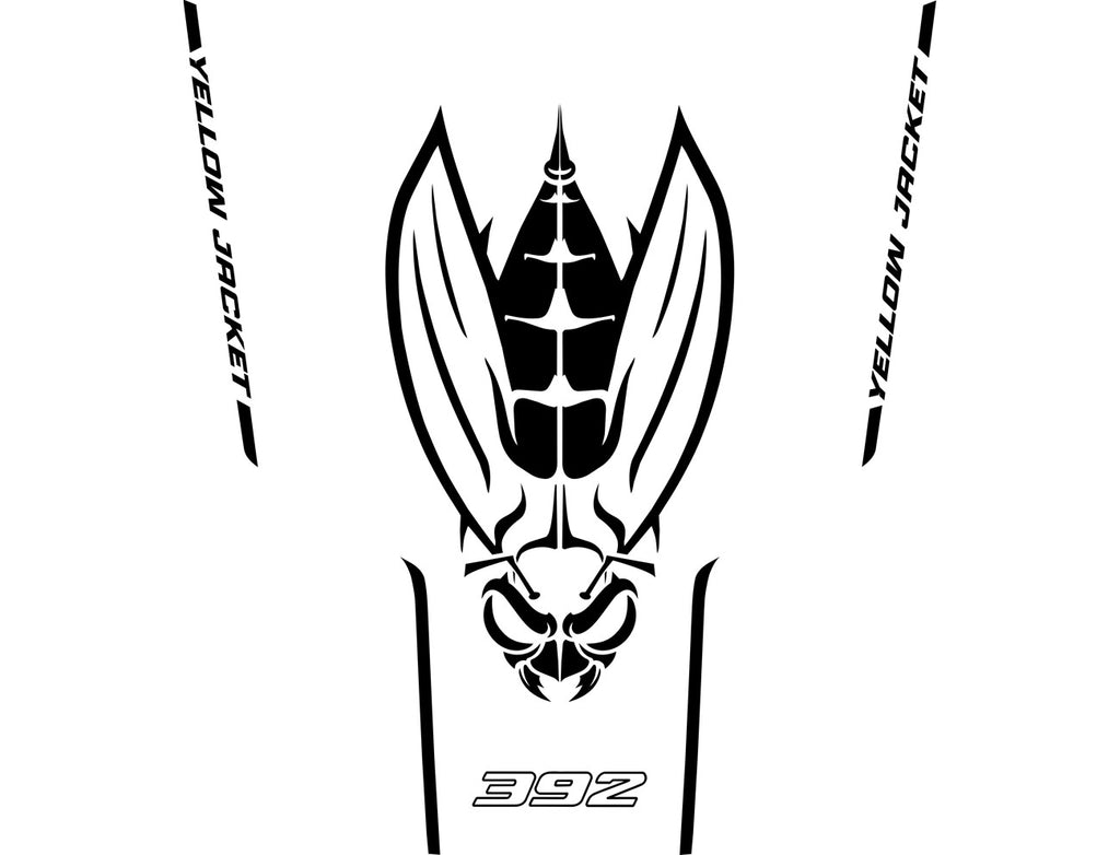 Dodge Challenger Hood Graphics ('15-'23) YELLOW JACKET