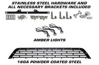 Toyota Tacoma Steel Grille ('01-'04) BRICKS with LED Lights - RacerX Customs | Truck Graphics, Grilles and Accessories