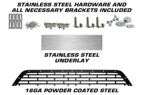 Toyota Tacoma Grill ('01-'04) Stainless Steel TOYOTA Logo v3 - RacerX Customs | Truck Graphics, Grilles and Accessories
