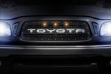 Toyota Tacoma LED X-Lite Grille ('01-'04) TOYOTA Logo v3 - RacerX Customs | Truck Graphics, Grilles and Accessories