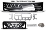 Nissan Armada Grille ('05-'07) Black Steel AMERICAN FLAG - RacerX Customs | Truck Graphics, Grilles and Accessories
