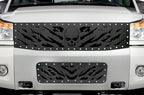 Nissan Armada Grille ('05-'07) Black Steel NIGHTMARE - RacerX Customs | Truck Graphics, Grilles and Accessories