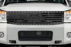 Nissan Titan Grille ('08-'14) Black Steel, LIBERTY or DEATH - RacerX Customs | Truck Graphics, Grilles and Accessories
