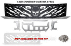 Nissan Titan Grille ('08-'14) Black Steel NIGHTMARE - RacerX Customs | Truck Graphics, Grilles and Accessories