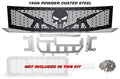 Nissan Titan Grille ('08-'14) Black Steel, AR-15 PUNISHER - RacerX Customs | Truck Graphics, Grilles and Accessories