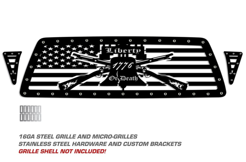Toyota Tacoma Steel Grill ('05-'11) LIBERTY or DEATH - RacerX Customs | Truck Graphics, Grilles and Accessories