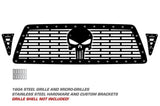 Toyota Tacoma Steel Grill ('05-'11) PUNISHER - RacerX Customs | Truck Graphics, Grilles and Accessories