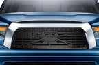Toyota Tundra Grille ('07-'09) Black Steel, LIBERTY OR DEATH - RacerX Customs | Truck Graphics, Grilles and Accessories