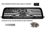Toyota Tundra Grille ('07-'09) Black Steel, LIBERTY OR DEATH - RacerX Customs | Truck Graphics, Grilles and Accessories