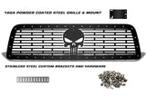Toyota Tundra Grille ('07-'09) Black Steel, PUNISHER - RacerX Customs | Truck Graphics, Grilles and Accessories